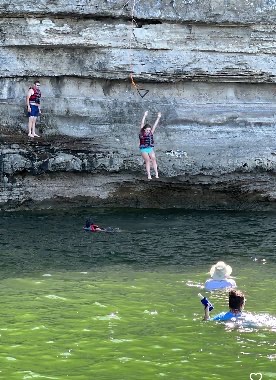 Swings at Party Cove